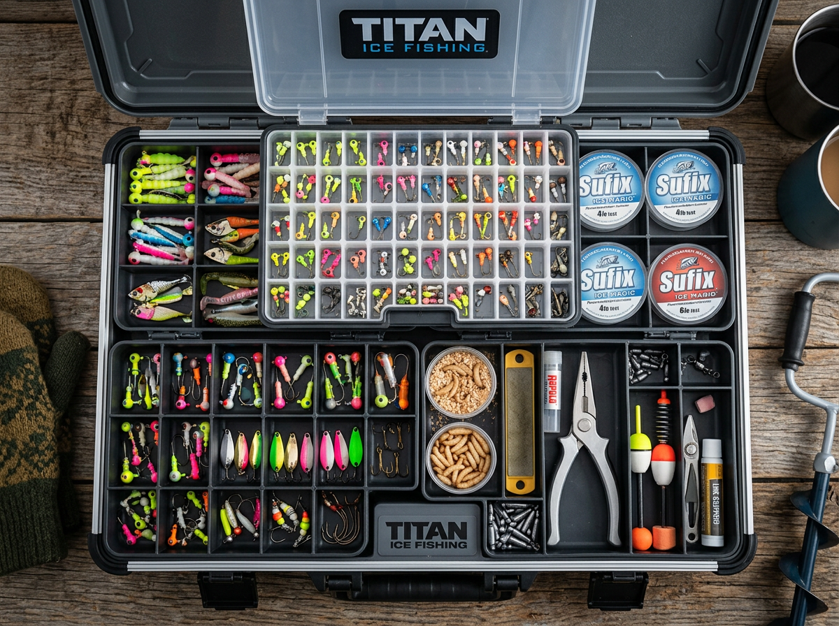 Ice fishing jigs lures selection guide tungsten jigs ice fishing